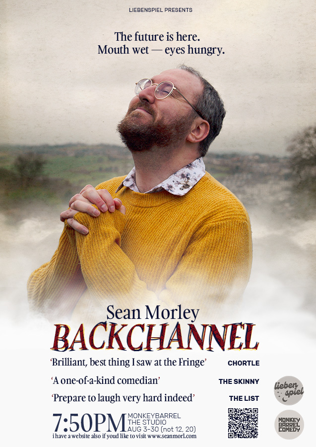 Sean Morley's Backchannel Fringe Poster