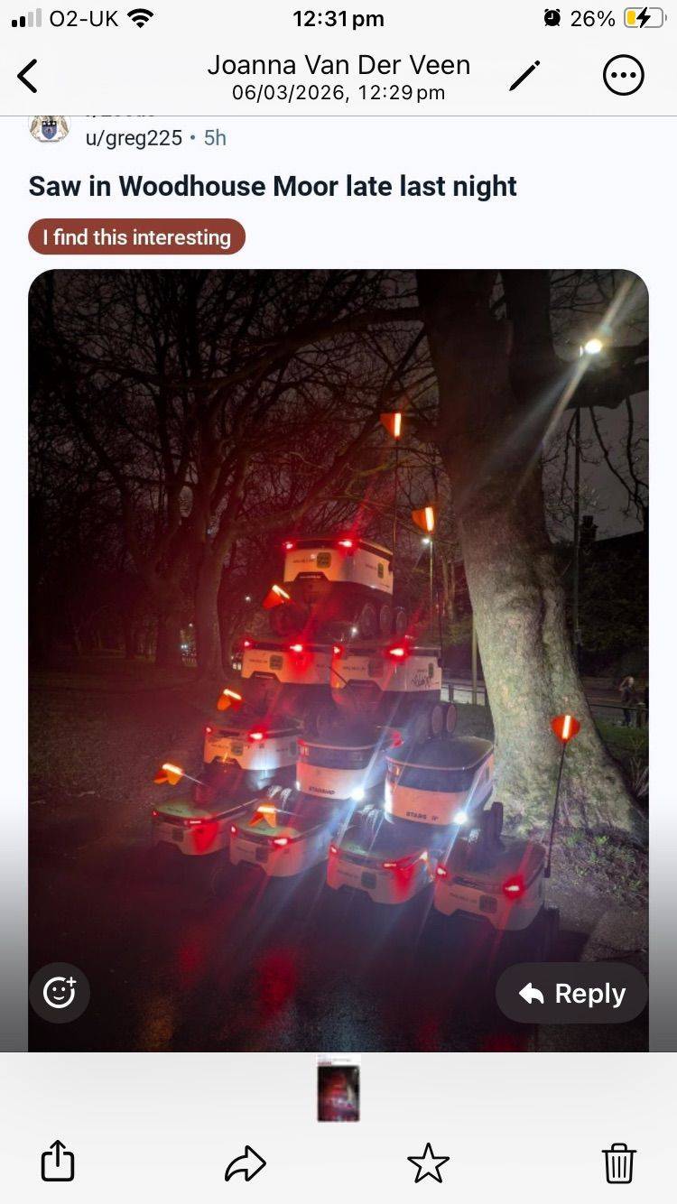 Some Robots Stacked Up In Leeds